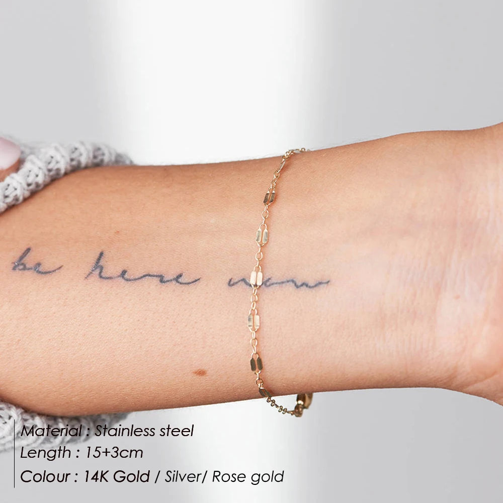 Bracelet Chaîne Fine